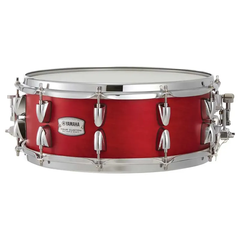 YAMAHA Tour Custom Caisse Claire 14"x 5,5" Candy Apple Satin Nouveauté
