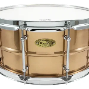 Haute Qualité WORLDMAX Metal Caisse Claire 14"x 6.5" Bronze