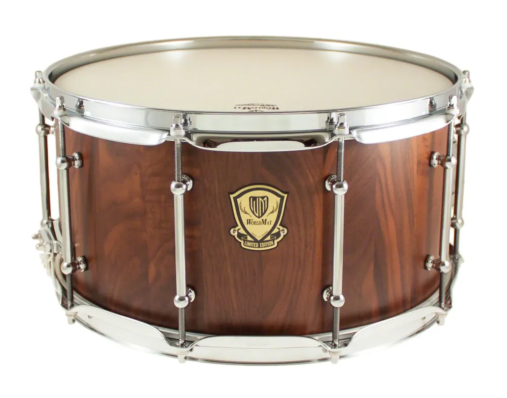 Offre Limitée WORLDMAX Stave Caisse Claire 14"x 07" Walnut