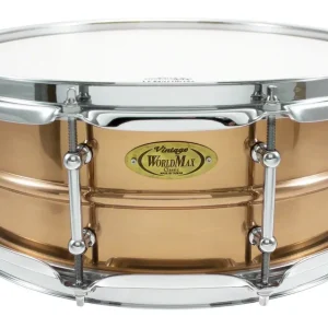 Bon Marché WORLDMAX Metal Caisse Claire 14"x 05" Bronze