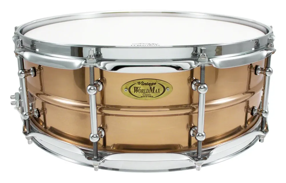 Bon Marché WORLDMAX Metal Caisse Claire 14"x 05" Bronze