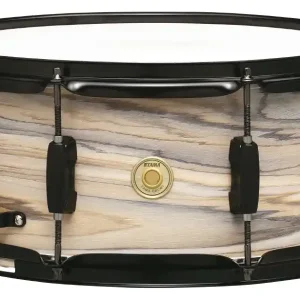 Achetez Aujourd'hui TAMA Woodworks Caisse Claire 14"x 6,5" Natural Zebrawood Wrap