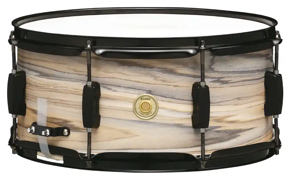 Achetez Aujourd'hui TAMA Woodworks Caisse Claire 14"x 6,5" Natural Zebrawood Wrap