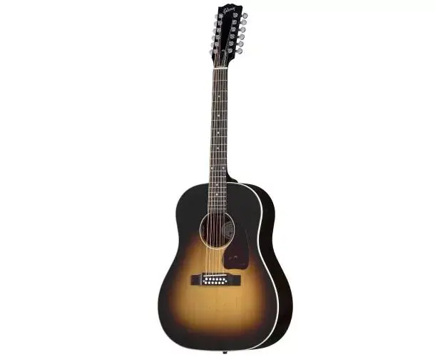 Retour Gratuit J-45 STANDARD 12-STRING VINTAGE SUNBURST