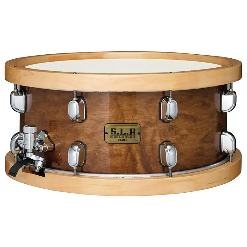 Affaire À Saisir TAMA SLP Caisse Claire 14"x 6,5" Studio Maple Sienna Maple Wood Hoops