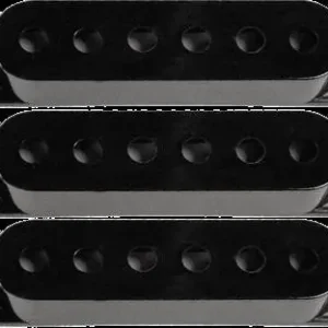 Retour Gratuit Seymour Duncan S-COVER-B-NOL - 3 x capot s black sans logo