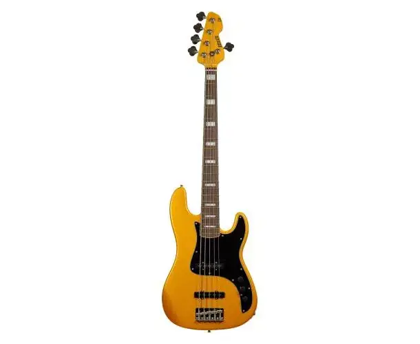 Commander Vite MB GV 5 GLOXY PASSIVE METALLIC YELLOW CR RW- BASSE 5 CORDES MANCHE ERABLE