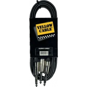 Satisfait Ou Remboursé Yellow Cable K05-6 - 2 j. mono male/j. stereo male 6m