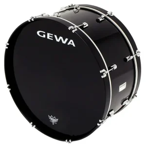 Dernière Chance Grosse Caisse GEWA 22 X 10 Marching - Poplar - Black