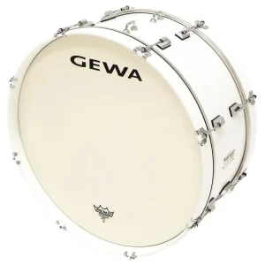 Offre Limitée Grosse Caisse GEWA 22 X 10 Marching - Poplar - White