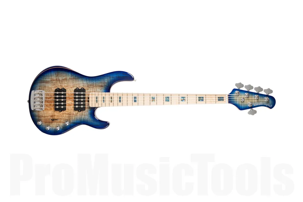 Soldes Music Man USA StingRay 5 BFR HH PAB - Paua Blue Burst