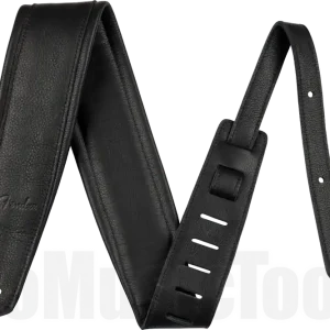 Offre Spéciale Fender 3.5" Premium Leather Strap - Black