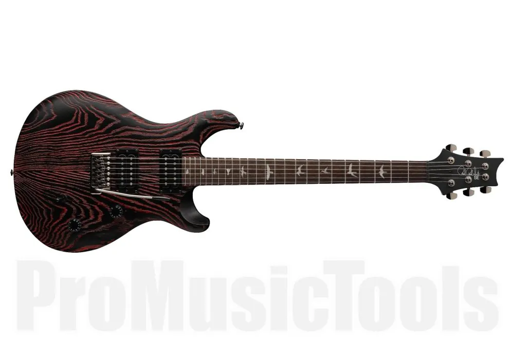 Certifié PRS SE Swamp Ash CE 24 Sandblasted Limited Edition - Red