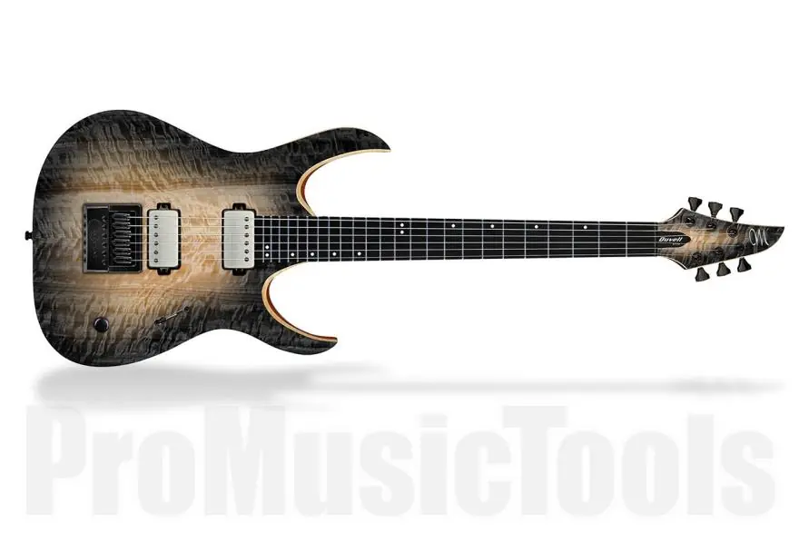 Affaire À Saisir Mayones Duvell 6 4Ever Curly Poplar - Natural Fade Black Burst
