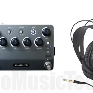 Vente Directe Neural DSP Nano Cortex incl. TIE THP-580 Studio Headphones - Bundle Set