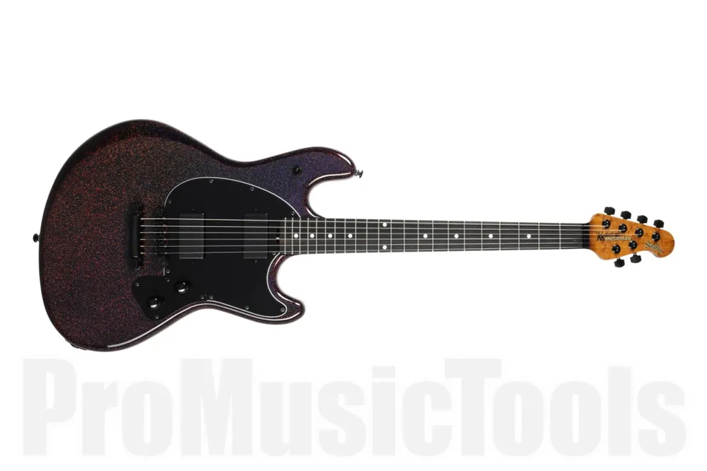 Quantité Limitée Music Man USA StingRay Guitar HT HH DKR - Dark Rainbow
