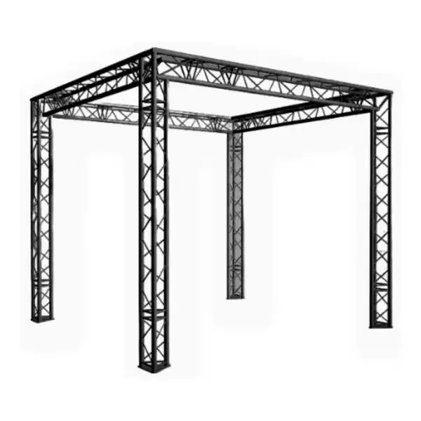 Prix Promo ConteStagePACK STRUCTURE ALU QUATRO 290 GRILL 7x4x3.5m (NOIR)