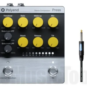 Bon Plan Polyend Press - Stereo Compressor incl. Cordial CCFI 3 PP - Bundle Set