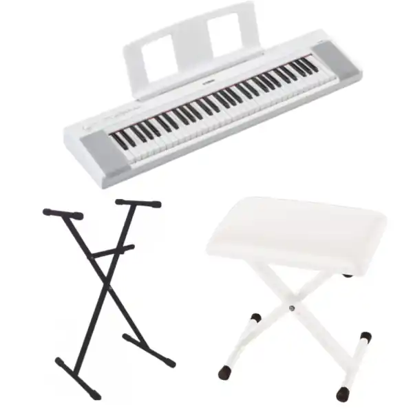 Populaire YamahaPACK NP-15 (BLANC) + PC-110WH + SK001