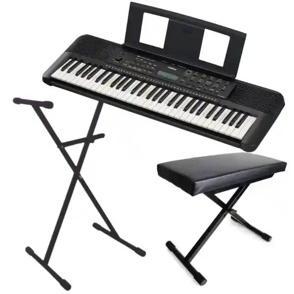 YamahaPACK PSR-E283 + SK001 + SKB07 Seulement Aujourd'hui