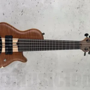 Solde Mayones Cali 5 Mini Bass Flamed Maple T.E.W. - Trans Natural Matt