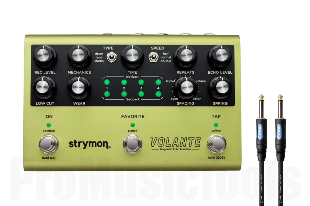 Prix Promo Strymon Volante inkl. Cordial CCFI 3 PP - Bundle Set