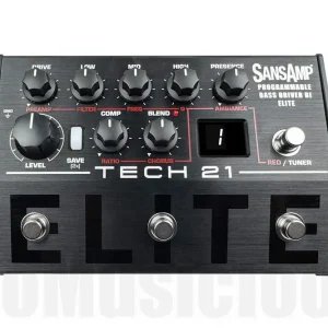Tech 21 SansAmp Programmable Bass Driver DI ELITE Expédié Aujourd'hui