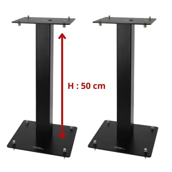 Petit Prix Enova HifiMAJESTY 50 BL (LA PAIRE - NOIR)