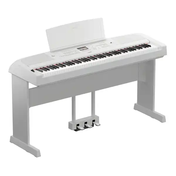 Achetez Aujourd'hui YamahaPACK DGX-670 (BLANC) + L-300 (BLANC) + LP-1WH