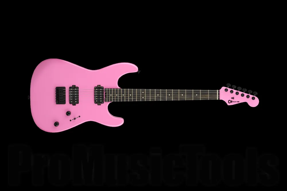 Quantité Limitée Charvel Pro-Mod Plus San Dimas Style 1 HH HT E - Platinum Pink