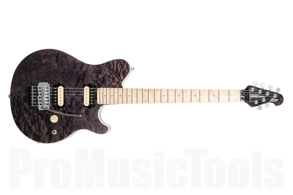 Acheter Direct Music Man USA 30th Anniversary Axis HH TBK - Trans Black Quilt