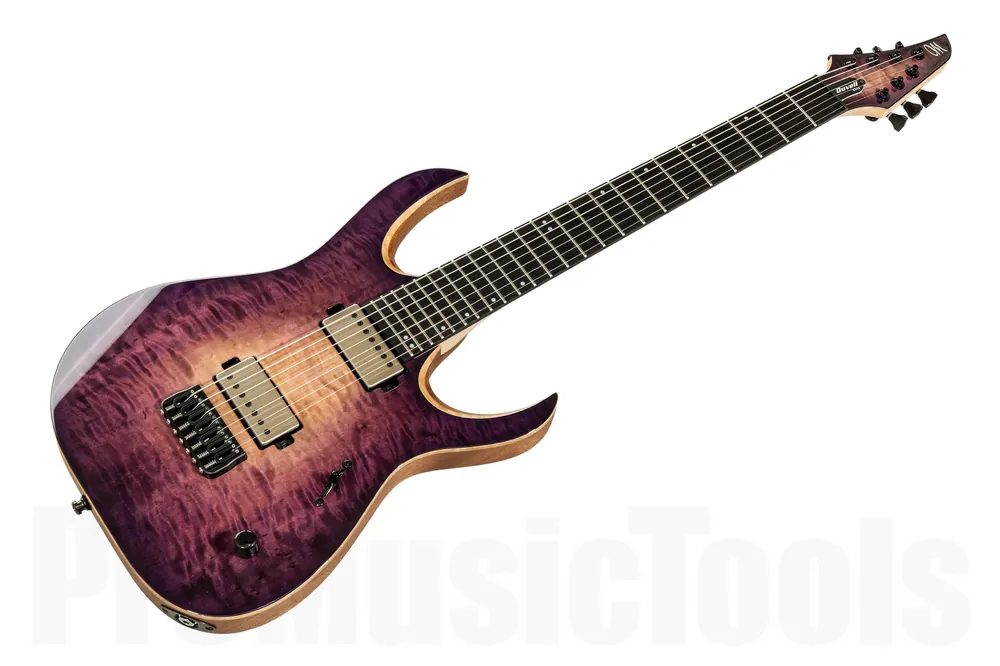 Promotion Mayones Duvell 7 Elite Custom Curly Poplar - Purple Iris Gloss