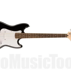 Fender Squier Sonic Bronco Bass LRL - White Pickguard - Black Jusqu'à Épuisement Des Stocks