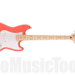 Fender Squier Sonic Bronco Bass MN - White Pickguard - Tahitian Coral Commande En Gros