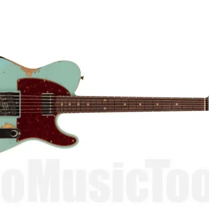 Fender Custom Shop 2023 LTD Reverse 1960 Tele Custom Heavy Relic - 3A RW - Aged Daphne Blue over 3-Color Sunburst Réduction