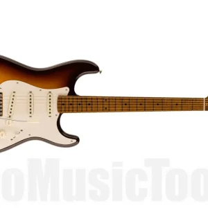 Expédié Aujourd'hui Fender Custom Shop 2023 LTD Roasted ‘50s Strat DLX Closet Classic - 1-Piece 4A Roasted Flame Maple - Wide-Fade Aged Chocolate 2-Color Sunburst