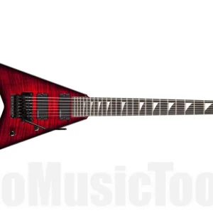 Bon Plan Jackson USA Signature Corey Beaulieu King V KV7 EB - Transparent Red Burst