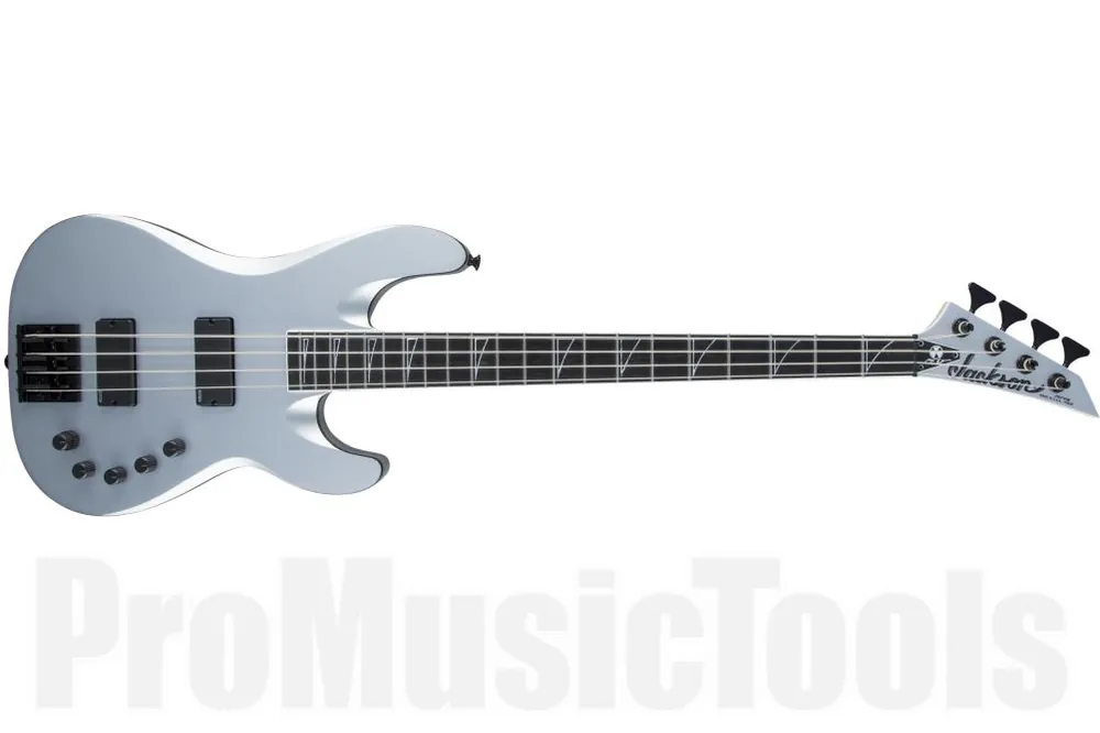 Vente Directe Jackson USA Signature David Ellefson Concert Bass CB IV EB - Satin Silver