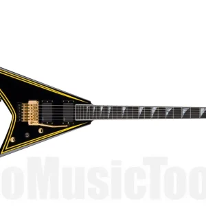 Petit Prix Jackson MJ Series Rhoads RR24MG EB - Black with Yellow Pinstripes