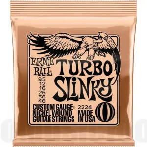 Meilleur Choix Ernie Ball 2224 Slinky Nickel - Turbo .0095 - .046