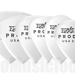 Ernie Ball 9343 Guitar Picks - Prodigy - Multipack - 2,00mm - White - 6 Pack Réduction