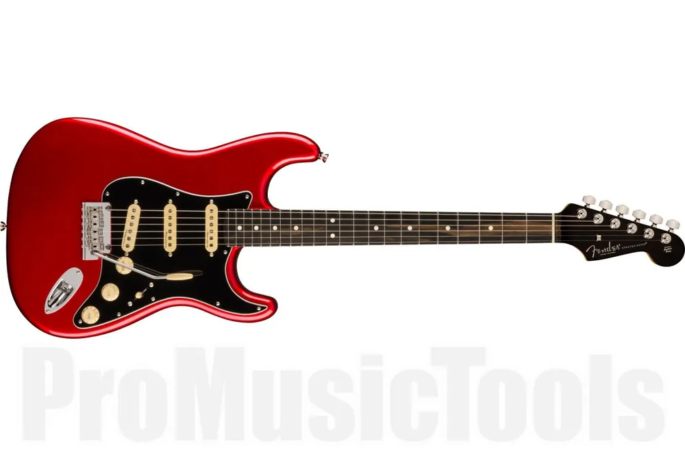 Fender LTD American Professional II Stratocaster Black Headstock EB - Candy Apple Red Meilleure Vente