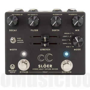 Offre Exclusive Walrus Audio SLÖER - Stereo Ambient Reverb - Black