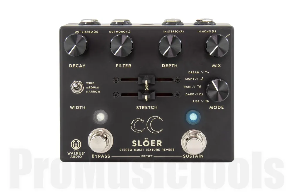 Offre Exclusive Walrus Audio SLÖER - Stereo Ambient Reverb - Black