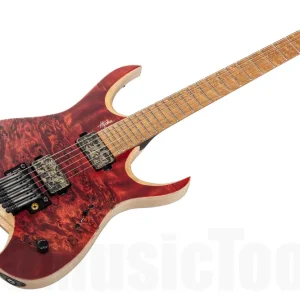 Mayones Hydra 6 Elite PRO Custom Eye Poplar - Antique Red Velvet Satin Affaire À Saisir