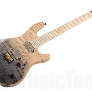 Meilleur Prix Mayones Regius 6 Custom 5A FM - Trans Graphite Horizon Gloss