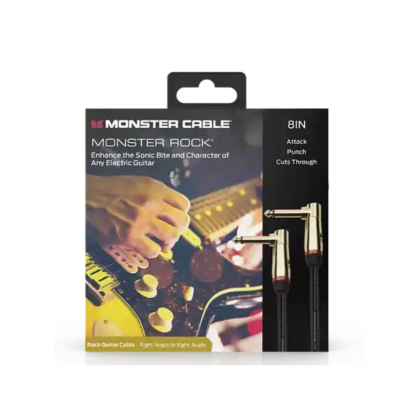 Nouvelle Collection Monster CablePROLINK ROCK INSTRUMENT CABLE JACK MALE COUDE - JACK MALE COUDE PATCH (0.2m)
