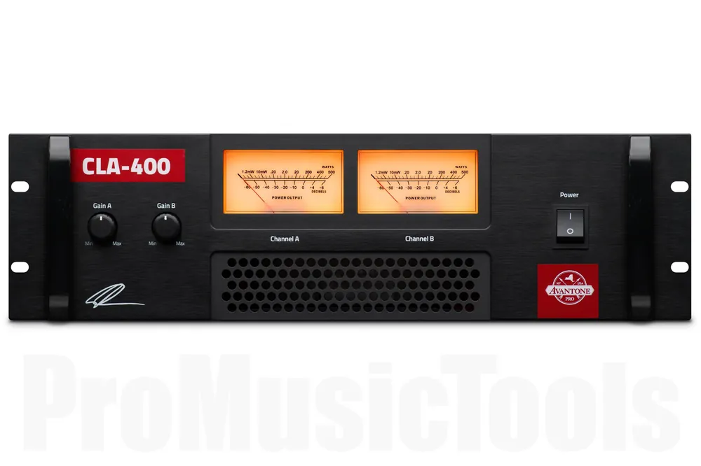 Promotion Avantone Pro CLA-400 Class A/B Studio Power Amp - 400w/CH