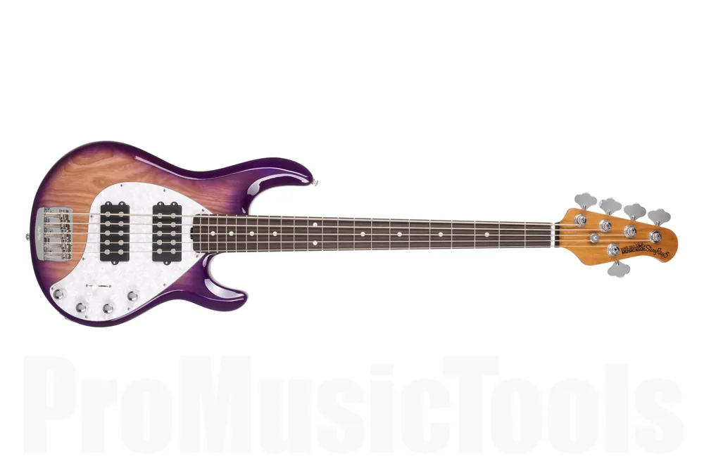 Super Prix Music Man USA StingRay 5 Special HH PS - Purple Sunset