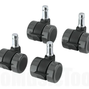 K&M 17510 Castor set for Guardian - Black Satisfait Ou Remboursé